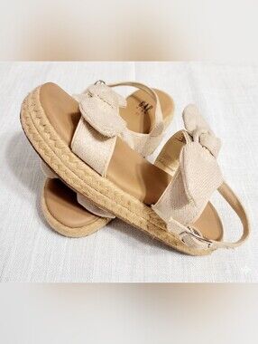 Gap Toddler Girls Sandals Linen Size 11